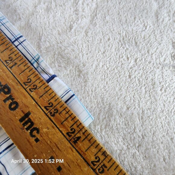 Vintage Sears Roebuck Co Men's Medium Cotton/Poly Long Sleeve Pajama Top Blue - Picture 7 of 7